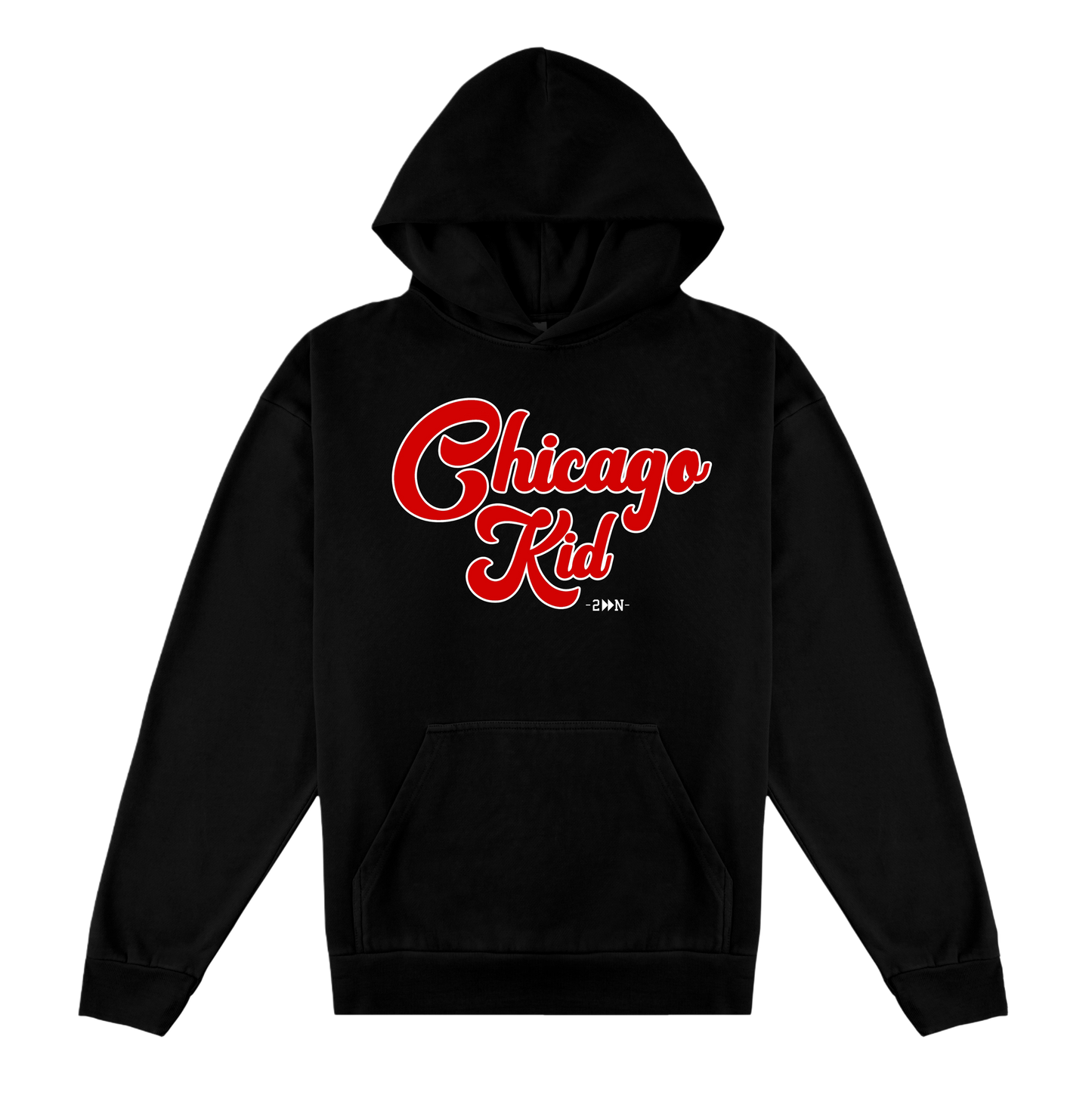 Chicago Kid 2DaNext Hoodie Black & Red