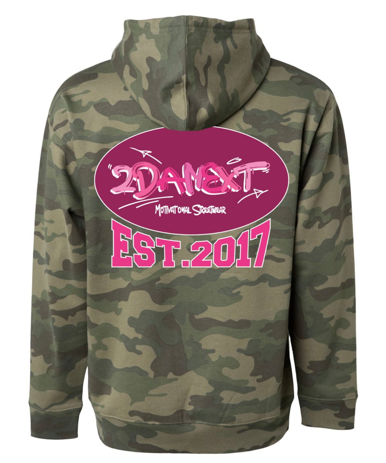 2DaNext Hoodie Camo Zip