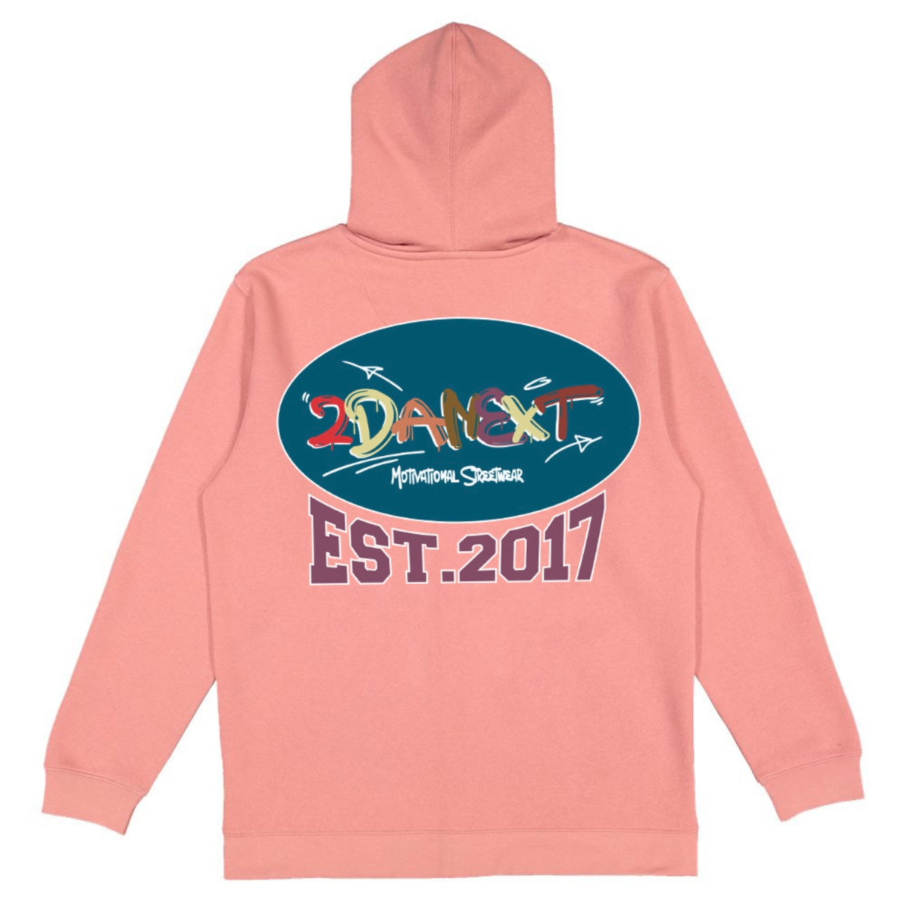 2DaNext Hoodie Pink Zip