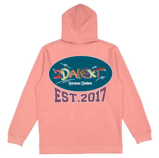 2DaNext Hoodie Pink Zip