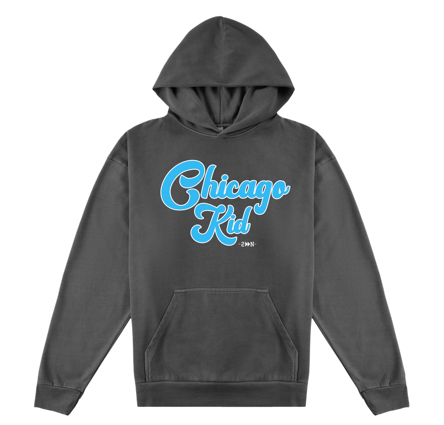 Chicago Kid 2DaNext Hoodie Grey & Blue