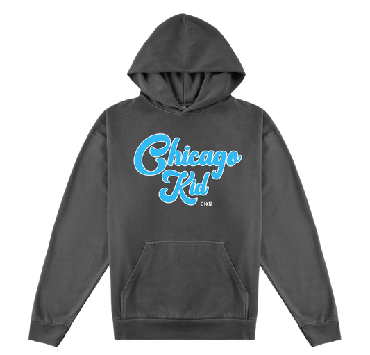 Chicago Kid 2DaNext Hoodie Grey & Blue