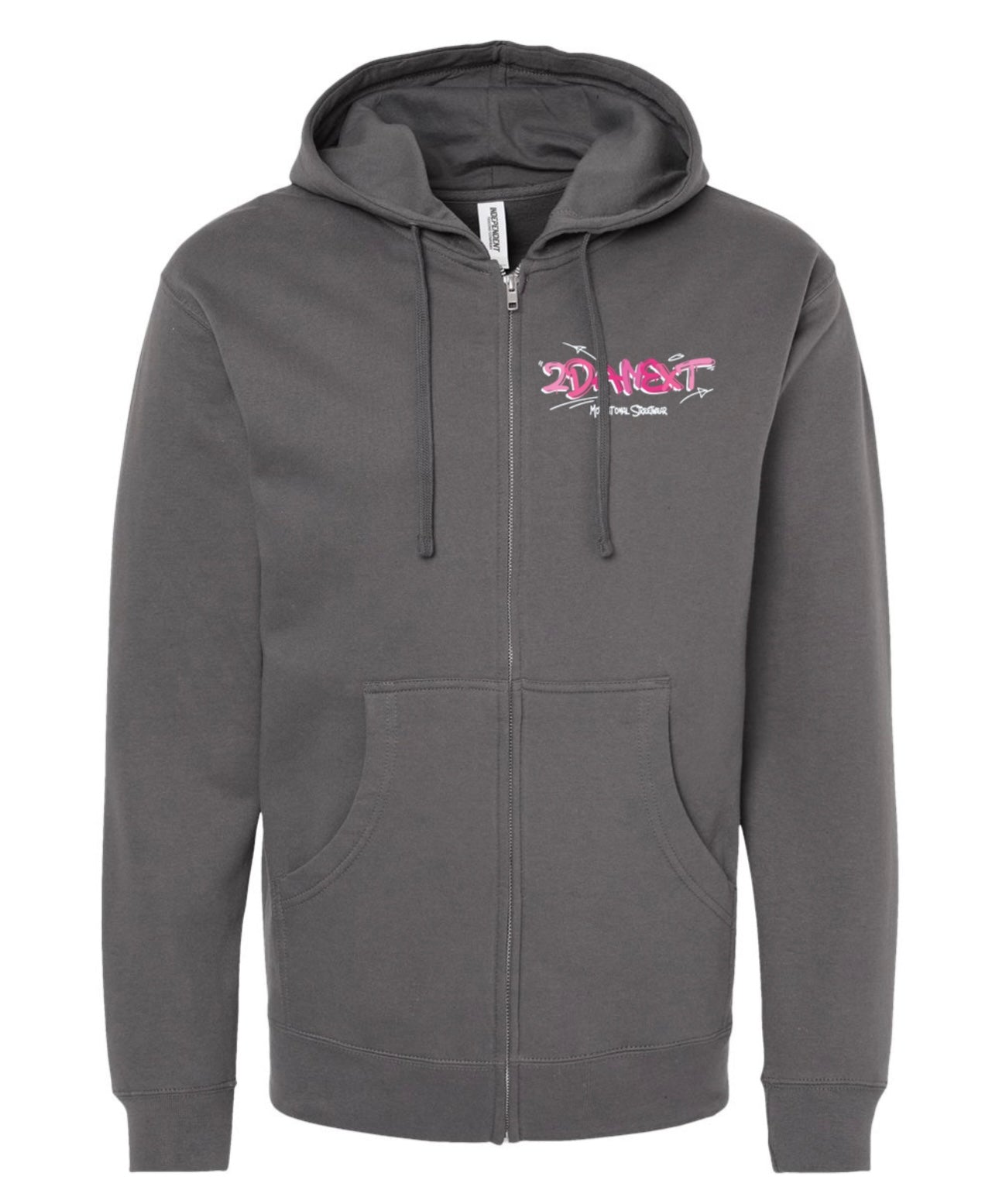 2DaNext Hoodie Grey Zip