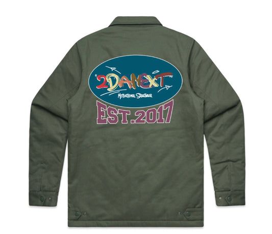 2DaNext Olive Utility Jacket