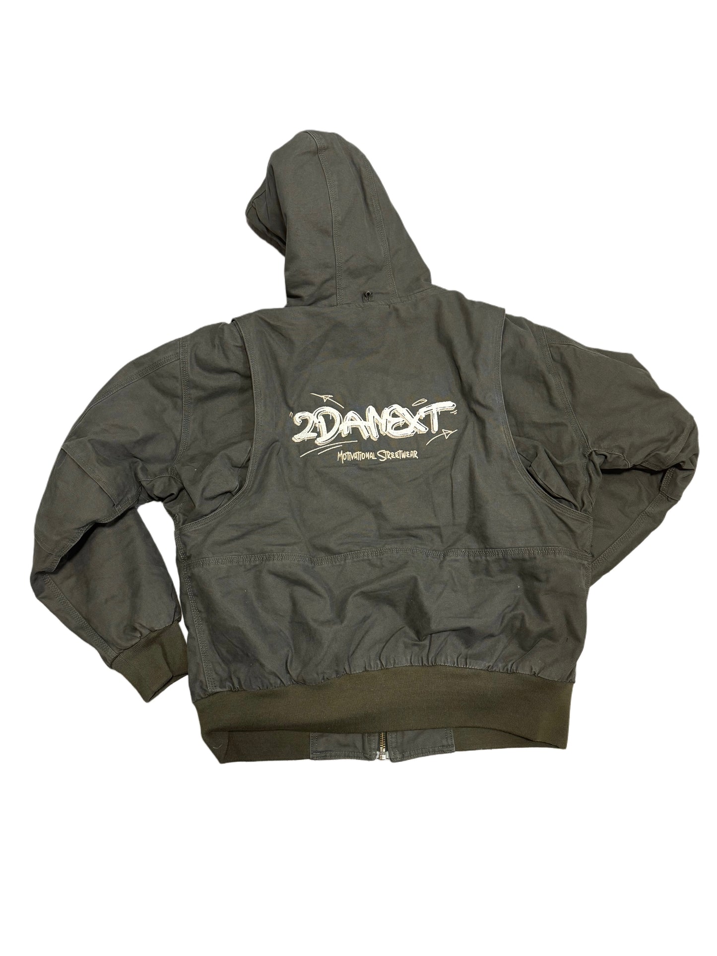 2DaNext Olive Utility Jacket